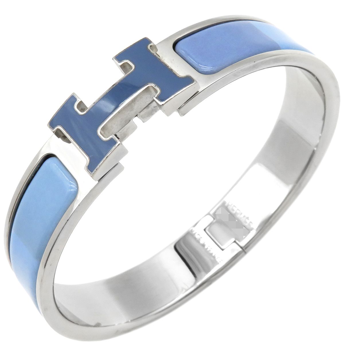 エルメス バングル 青 HERMES エルメス バングル ブレスレット