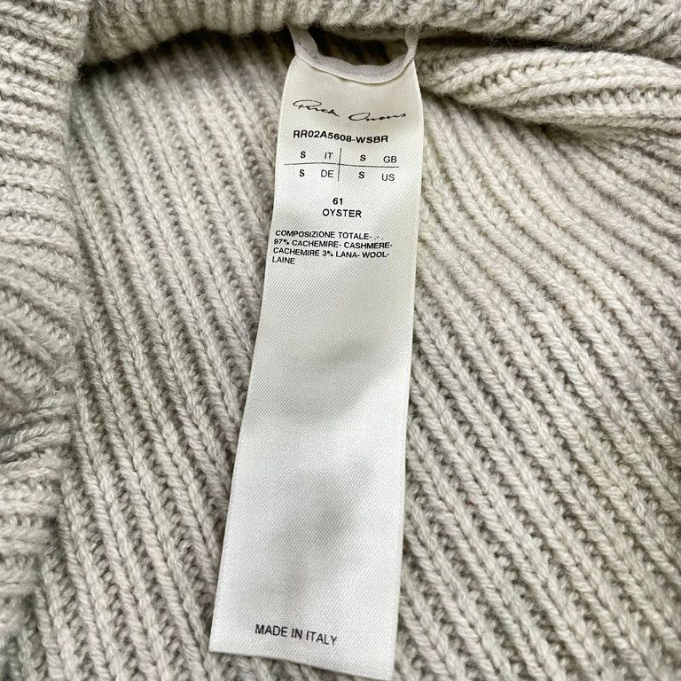 Rick Owens 21AW GETHSEMANE BANANA LS アシンメトリーショルダー