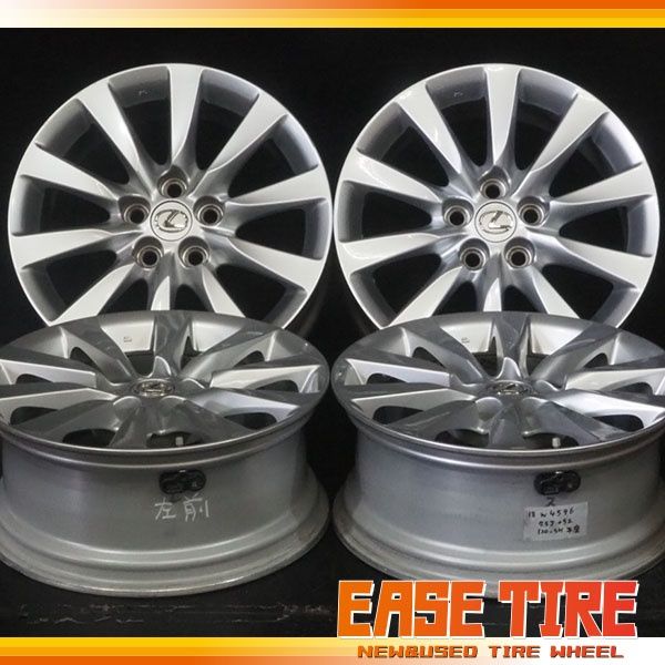 レクサス LS 純正 18×7.5J 32 120 5H 平座 4本 LS460 LS600h等 空気圧センサー付き 動作不明