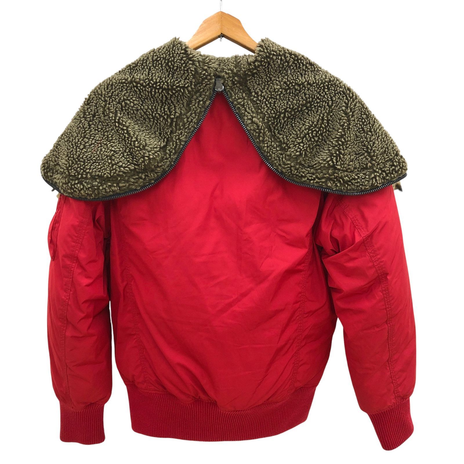 Z1463【美品】DIESEL ディーゼル N-2B フライトジャケット フード