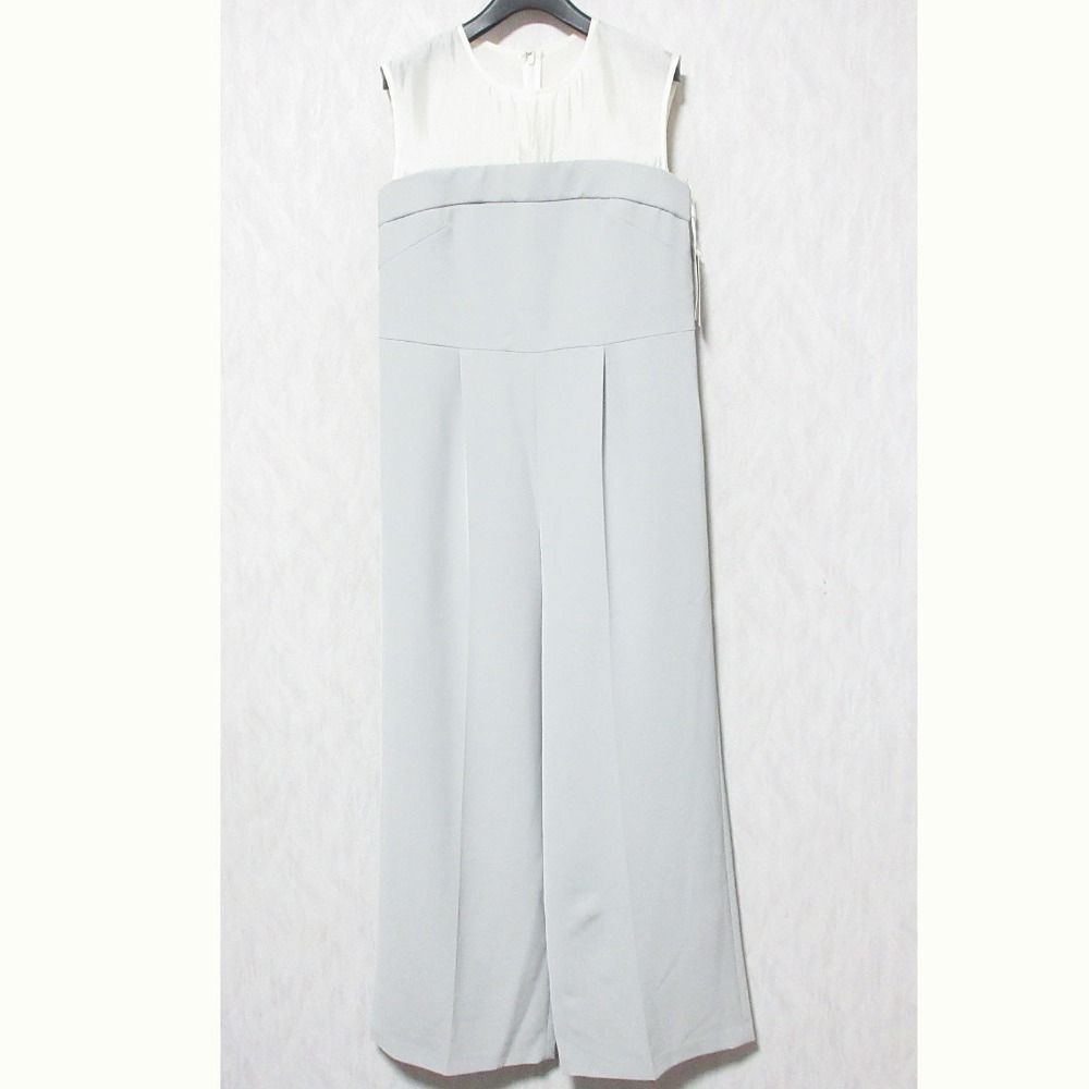 25SS GRACE CONTINENTAL グレースコンチネンタル オーガン切替サロペット オールインワン 0125118223 36 グレー レディース 古着