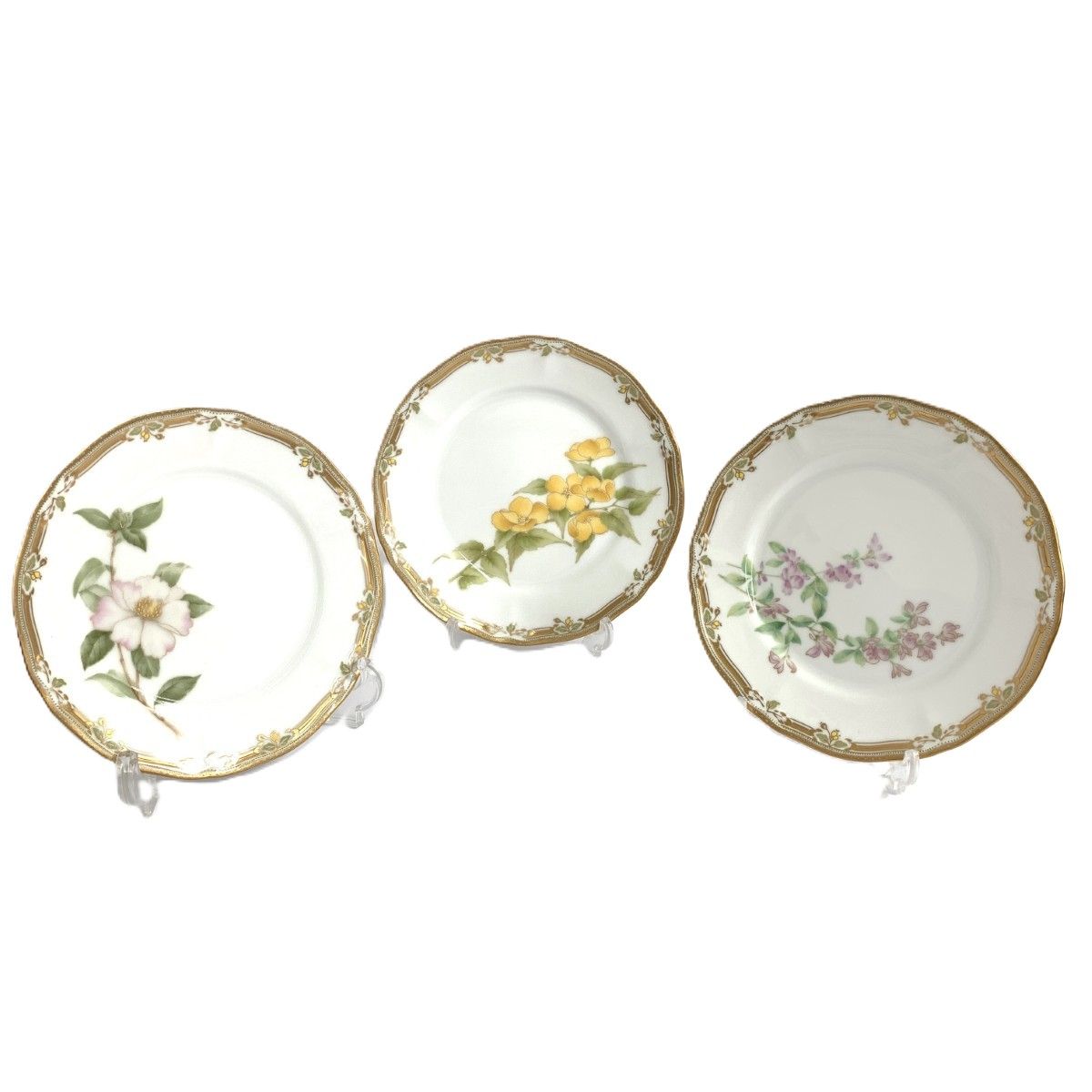 お値下げ♡ノリタケ✿ガラコンテッサ中皿4枚セット✿USED ノリタケ ガラ