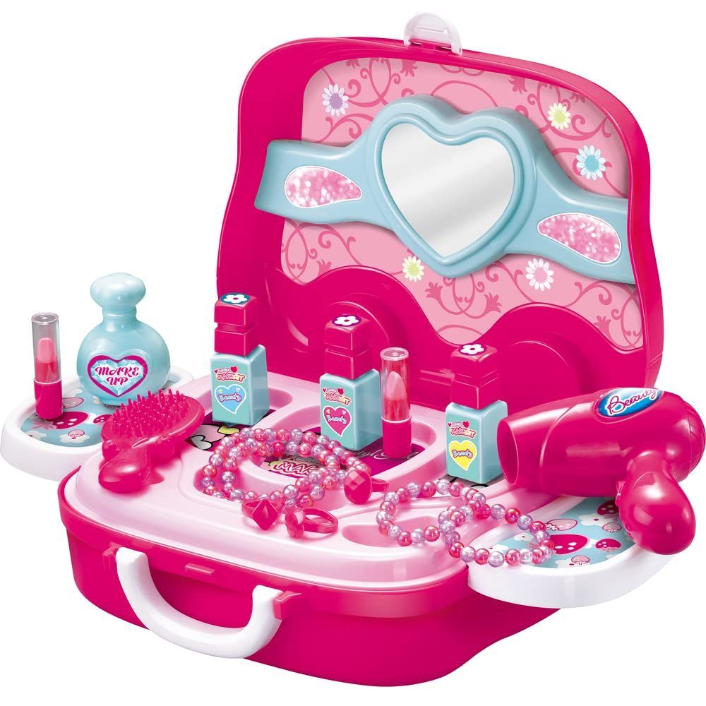 【人気商品】[リンクス] 子供用玩具 なりきりごっこあそびセット(B) ラブリーメイクセット ピンク