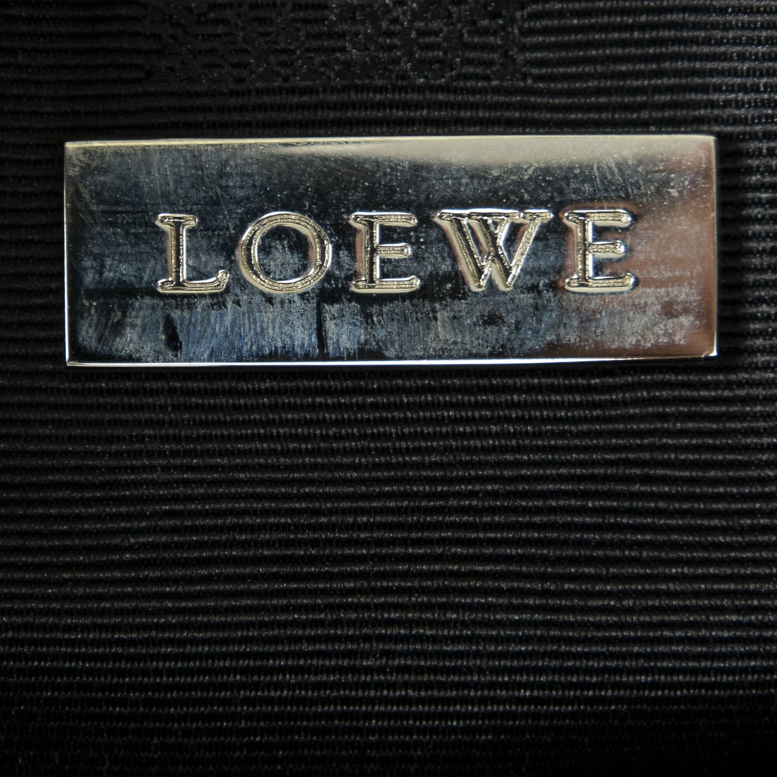 トートバッグ黒カーフスキンレザーA