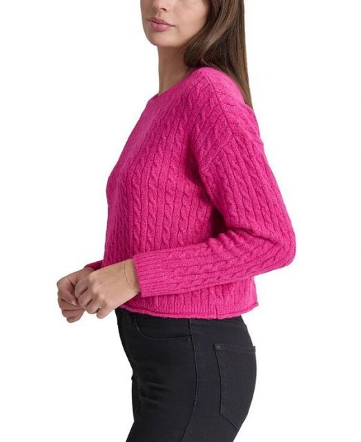 売れ筋商品|||ダナキャランニューヨーク ニット&セーター アウター レディース Women's Tinsel Logo Boucle Sweater XL8 - BL BELL/SILVER 送料無料】 ダナキャランニューヨーク レディース ニット