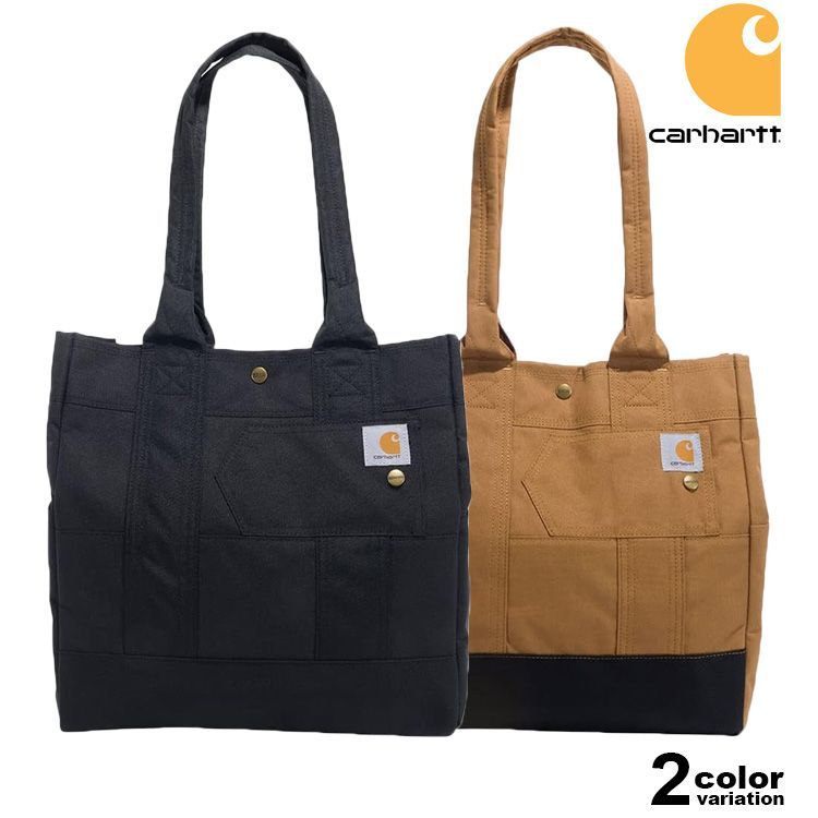 Carhartt カーハート スナップ トートバック 定番 VERTICAL SNAP TOTE BAG メンズ レディース cb0380 b0000380