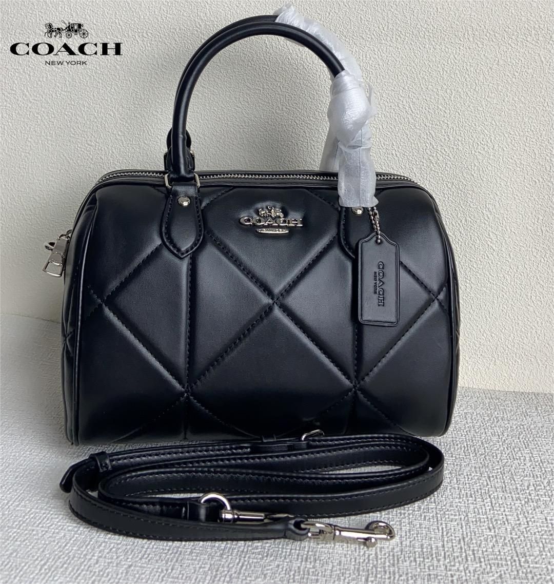 コーチ ハンドバッグ COACH パフィーダイヤモンド キルティング CJ610 SVDTV