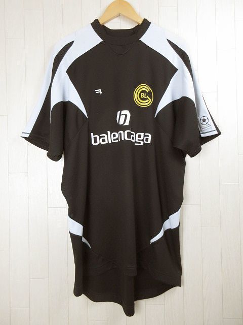 バレンシアガ　サッカー　Tシャツ BALENCIAGA x Adidas サッカーシャツ ゲームシャツ - メルカリ