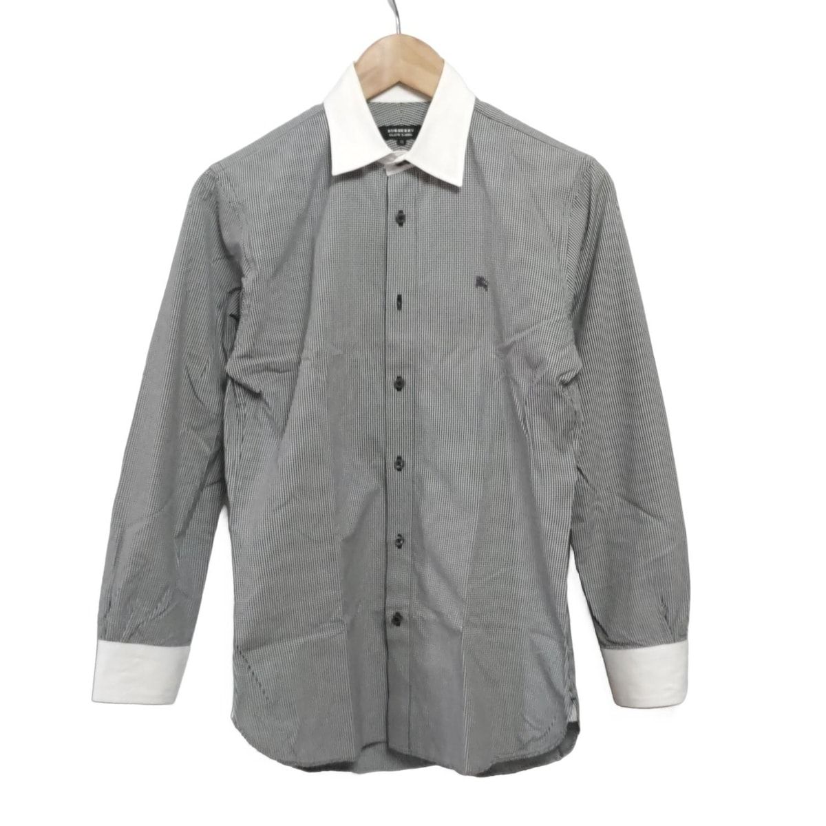 バーバリーブラックレーベル*BURBERRY BLACKLABEL*ボーダー柄半袖Tシャツ(2)ブルー×ホワイト/R214 BURBERRY ブラックレーベル シャツ BURBERRY BLACK LABEL(バーバリー