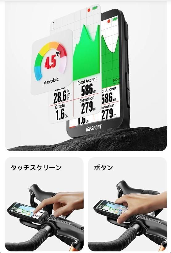 新発売】iGPSPORT iGS800 サイクルコンピューター サイコン 【新品・未 