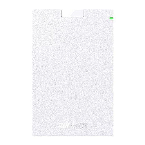 BUFFALO USB3.1 Gen.1 対応 ポータブルHDD スタンダードモデル ホワイト 2TB HD-PCG2.