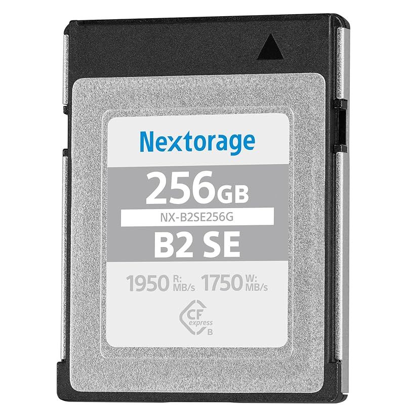 Nextorage 日本メーカー CFexpress TypeB 256GB 最大読出し速度1950MB|s 最大書込み速度1750MB|s NX-B2SE256G ネクストレージ メモリーカード
