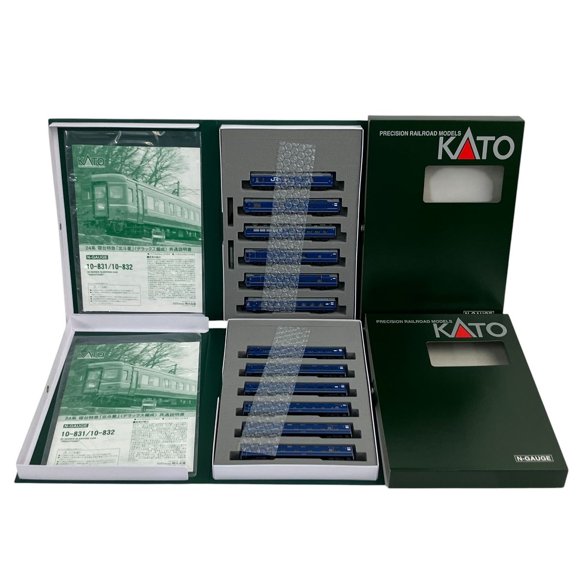 KATO 10-831/10-832 24系 25形 特急寝台客車 北斗星 デラックス