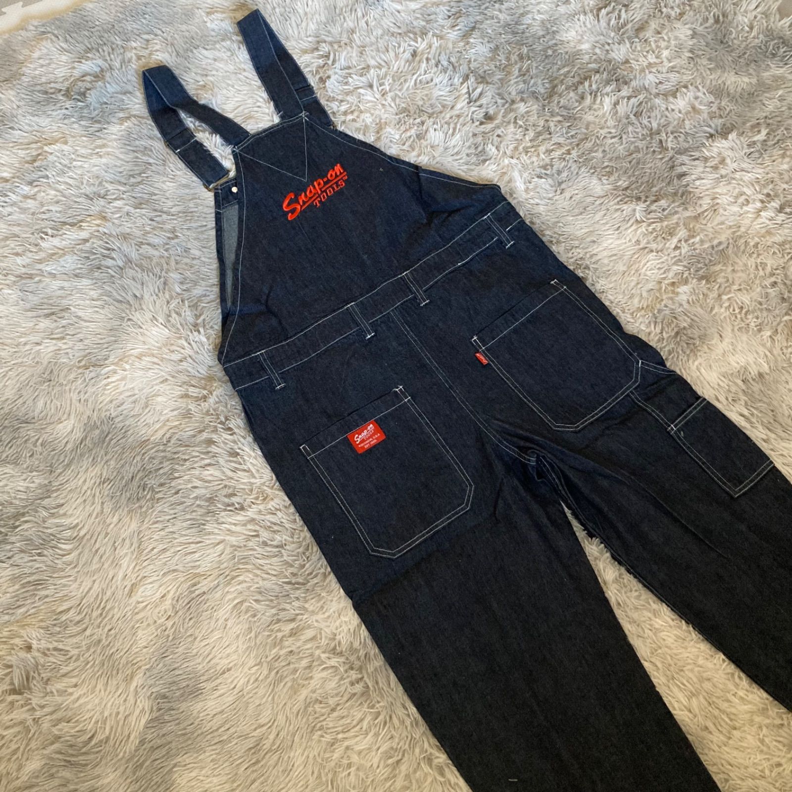 Snap-on スナップオン　デニムつなぎ 新品訳あり】Snap-on スナップオン デニム つなぎ ツナギ 作業着