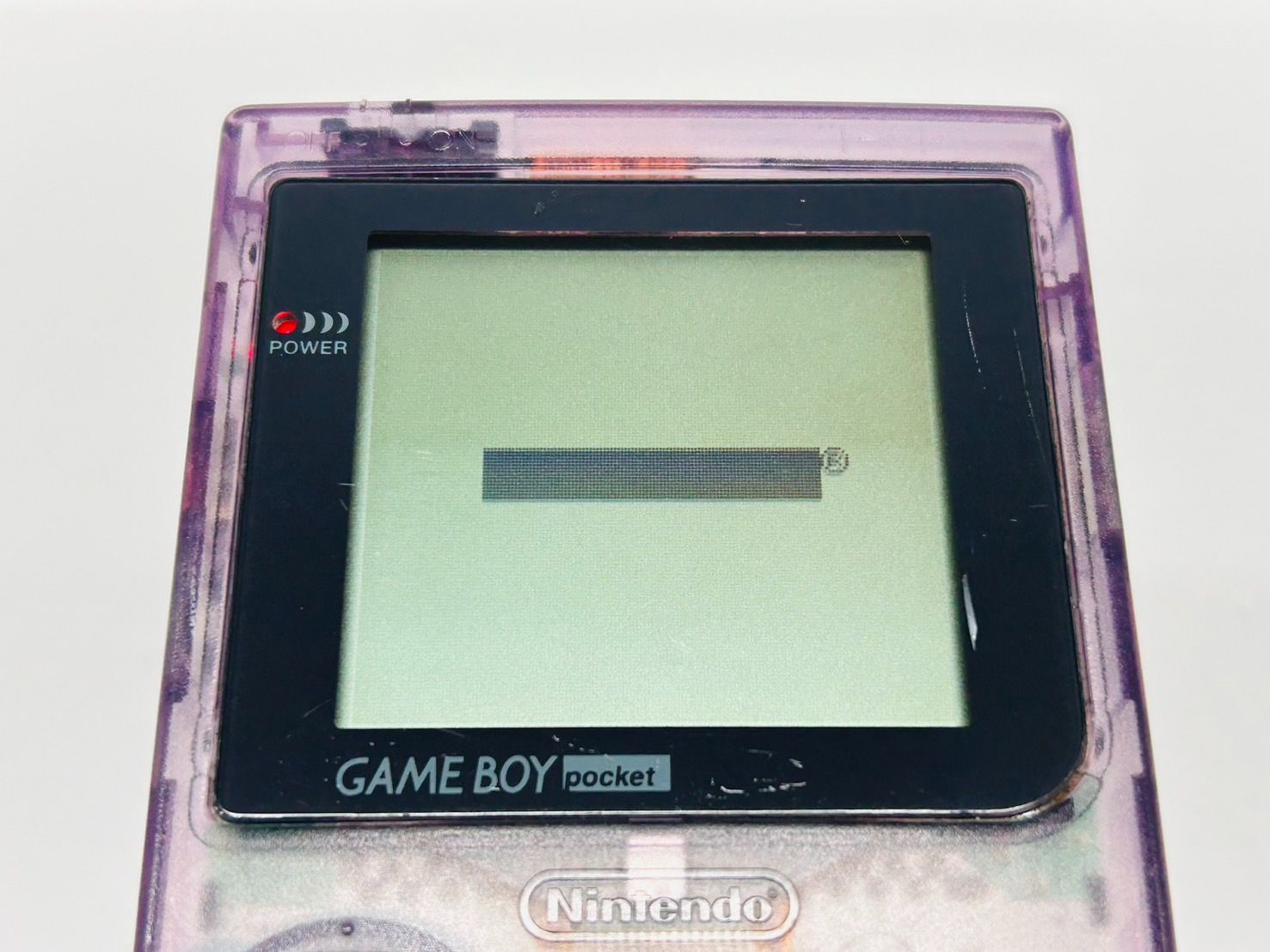 即日発送 ゲームボーイポケット 本体 クリアパープル MGB-001 GAME BOY POCKET