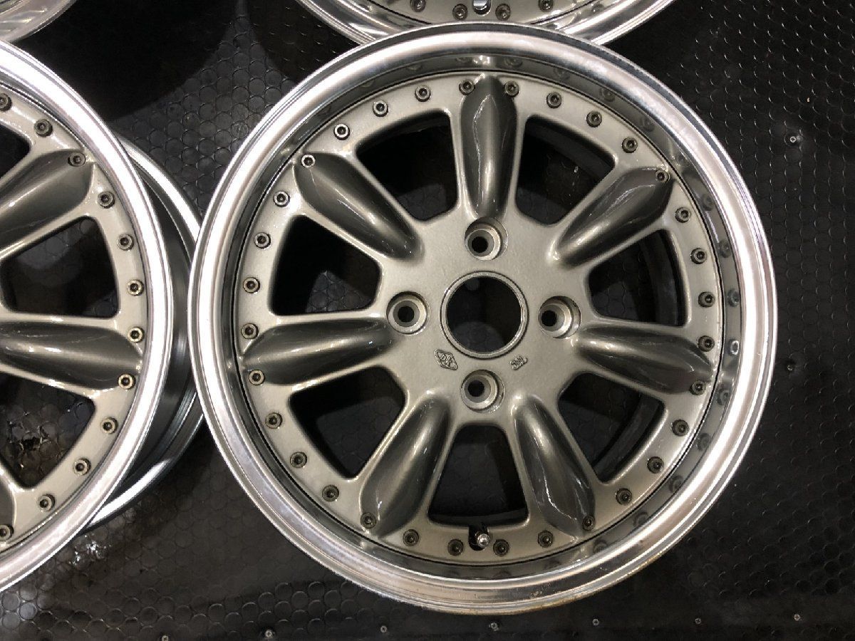 新品【超希少】デッドストック 旧車ホイール ENKEI製? K-37 DK 15インチ 4本 6.5J4HPCD114.3+25 当時物　(VHJ363) 新品【超希少】デッドストック 旧車ホイール ENKEI製? K-37 DK 15