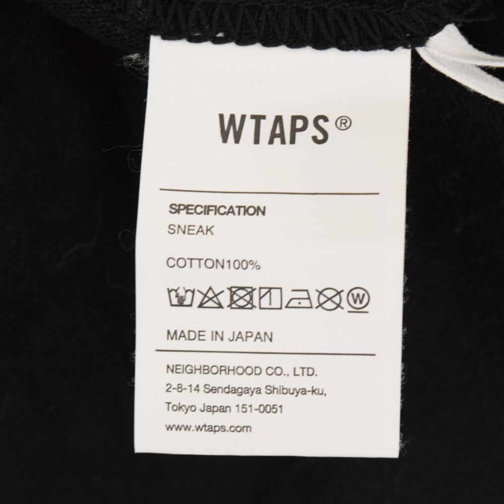 WTAPS ダブルタップス SNEAK フロントプリント クルーネック半袖T