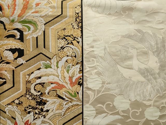 袋帯　鳳凰の柄 NISHIORI 西陣 帯 袋帯【ゴールド オーロラ 鳳凰】 西陣織 お