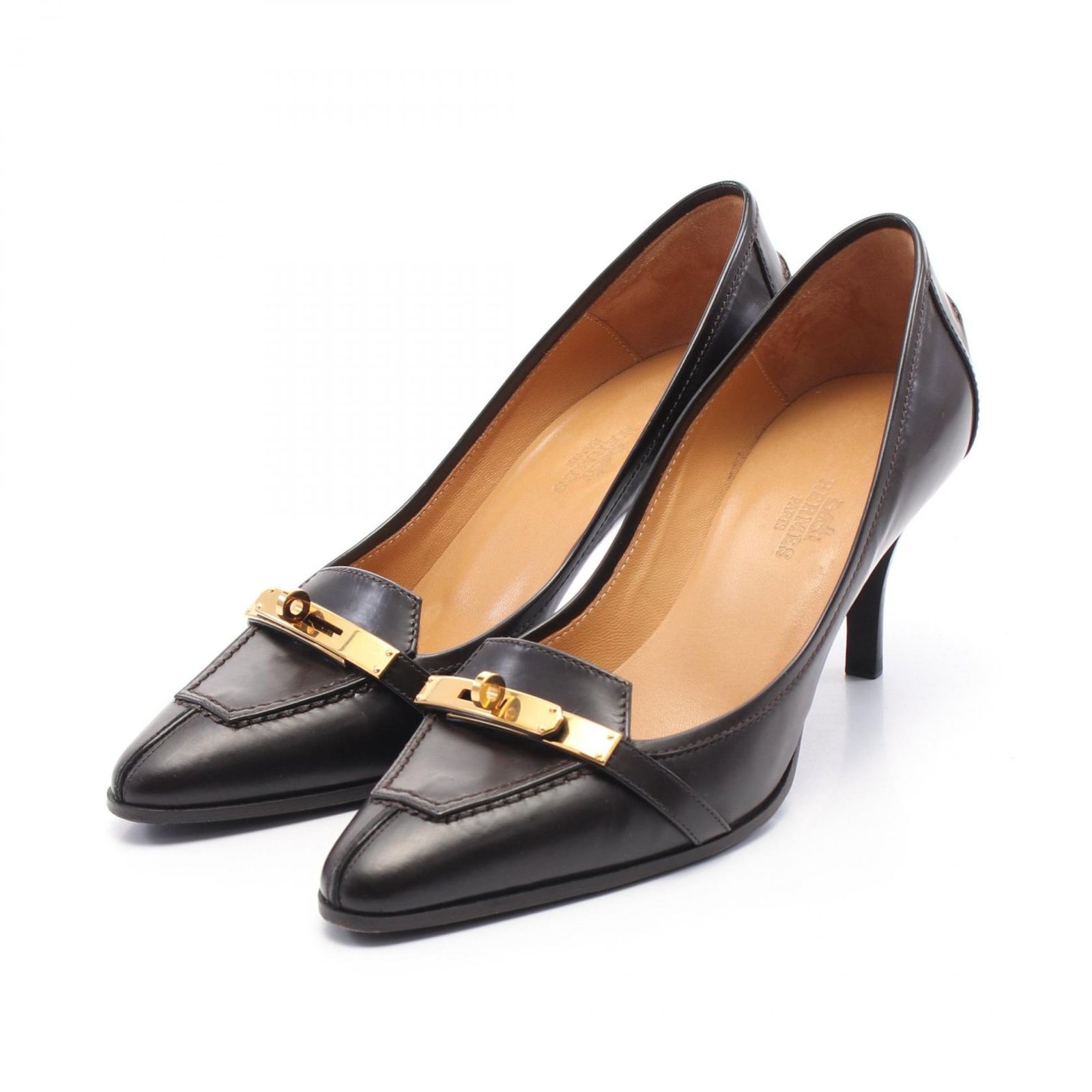 エルメス HERMES パンプス ケリー レザー ケリーパンプス レディース