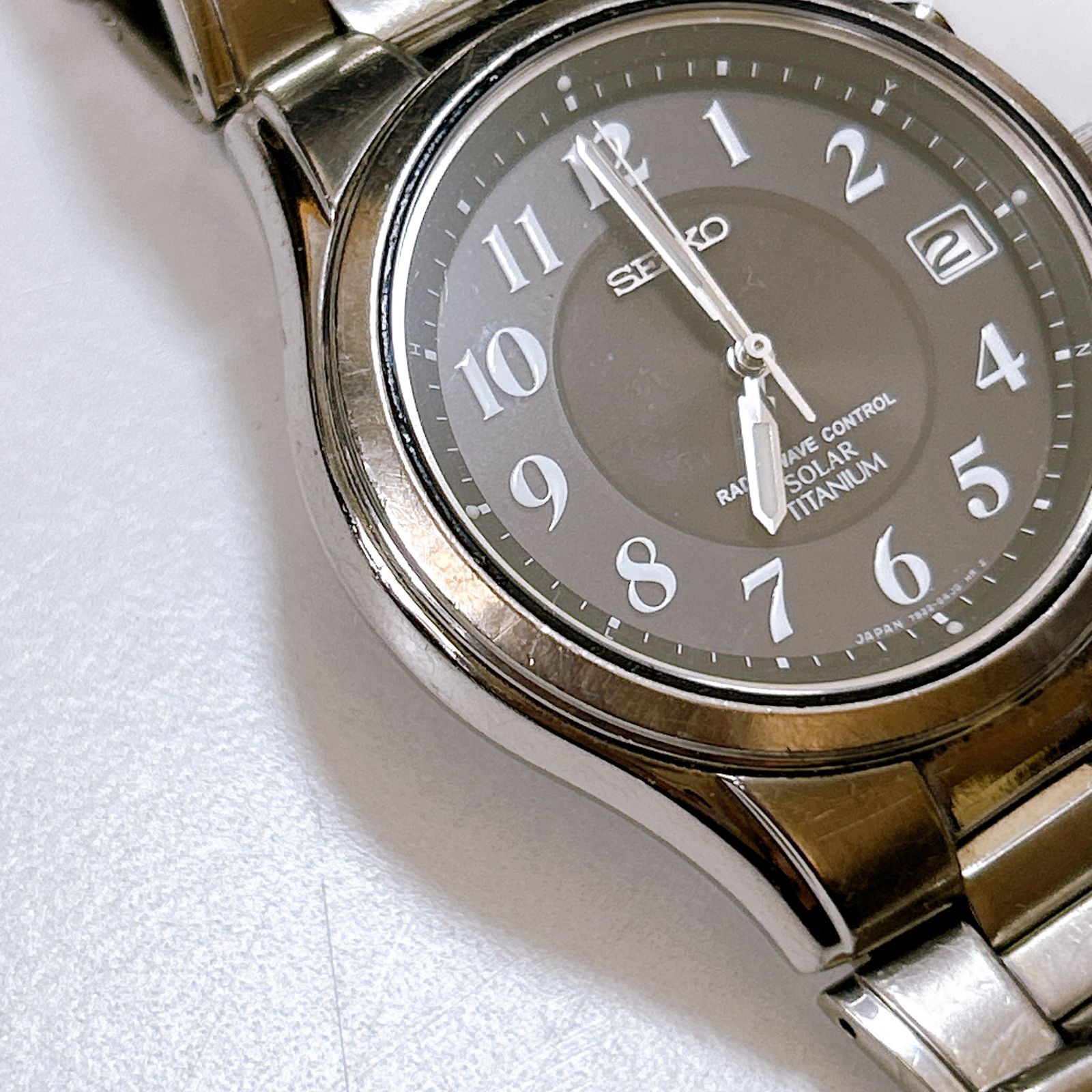SEIKO セイコー 腕時計SPIRIT スピリット ソーラー電波時計 動作未確認 