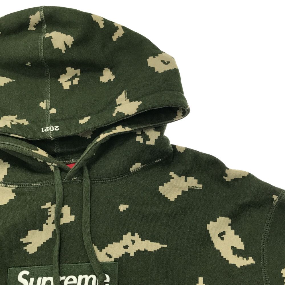 SUPREME (シュプリーム) 21AW Box Logo Hooded Sweatshirt Olive
