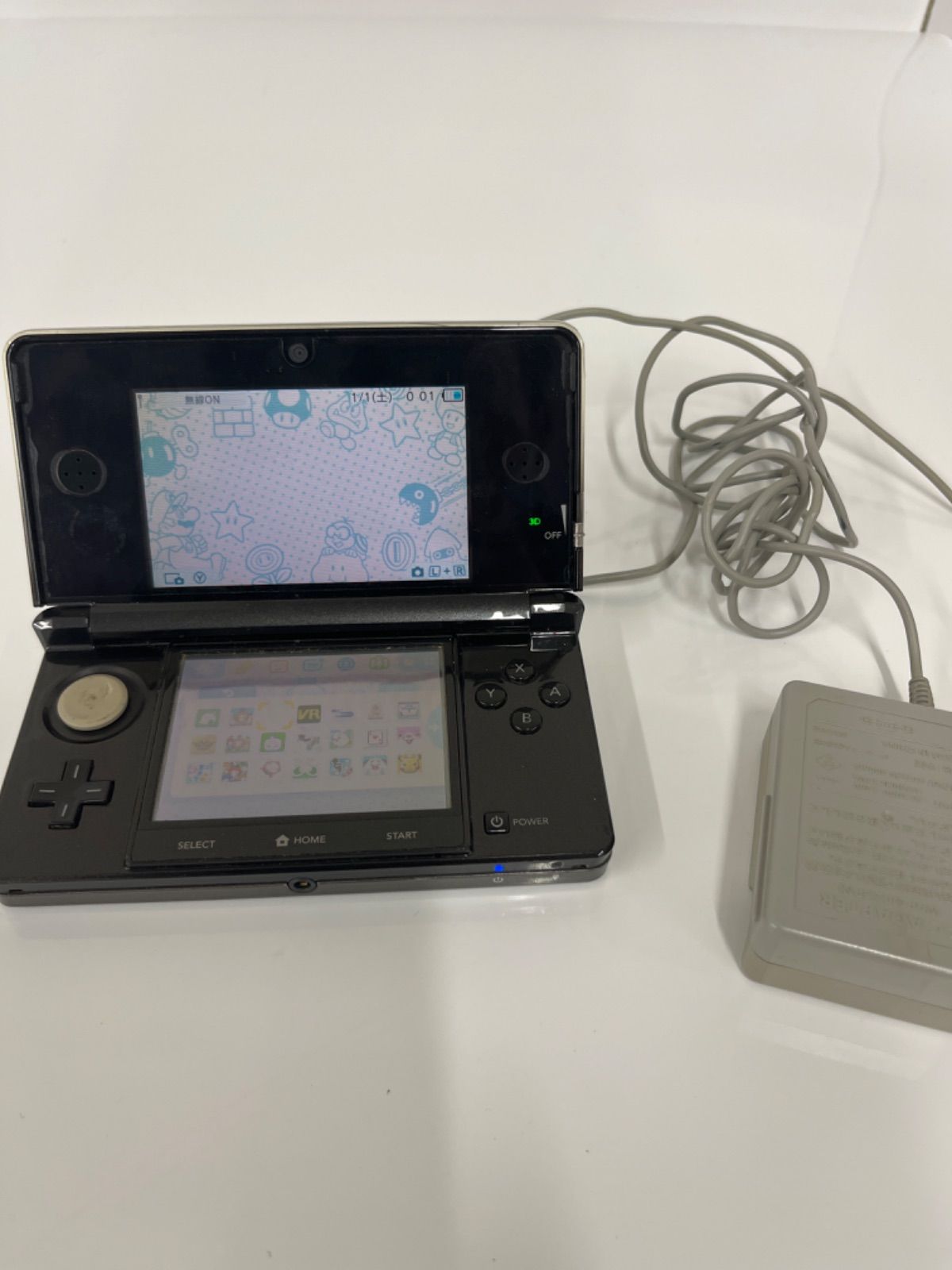 Nintendo 3DS ブラック 本体 動作確認済み 通電確認済み【ゲーム 