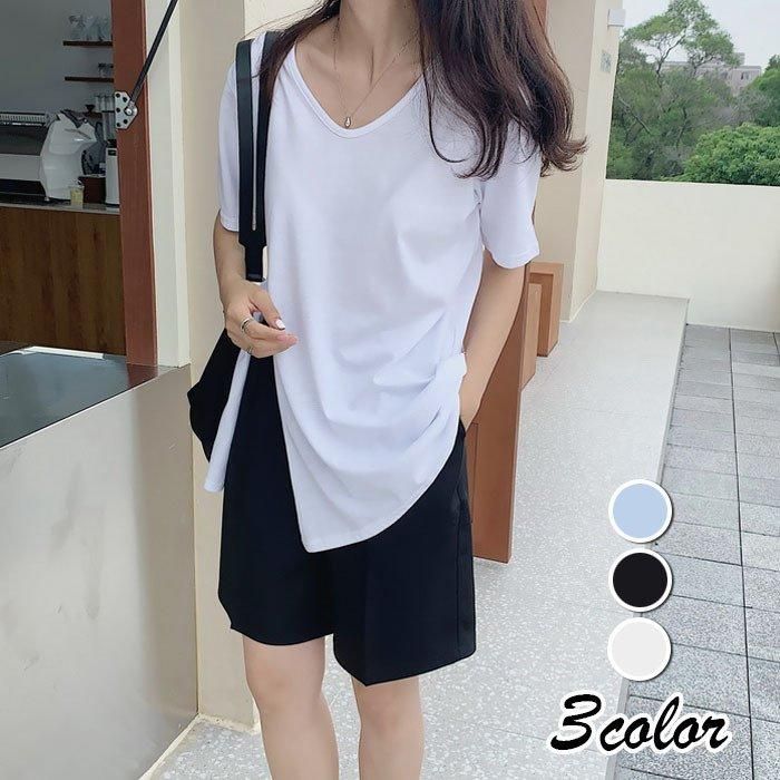 Tシャツ トップス レディース きれいめ 40代 プリント 半袖トップス Vネック オシャレ ブラウス tシャツ 綿 大きいサイズ 着痩せ 韓国風 30代 50代 Tシャツ トップス レディース 白トップス 40代 春夏 上品 半袖T
