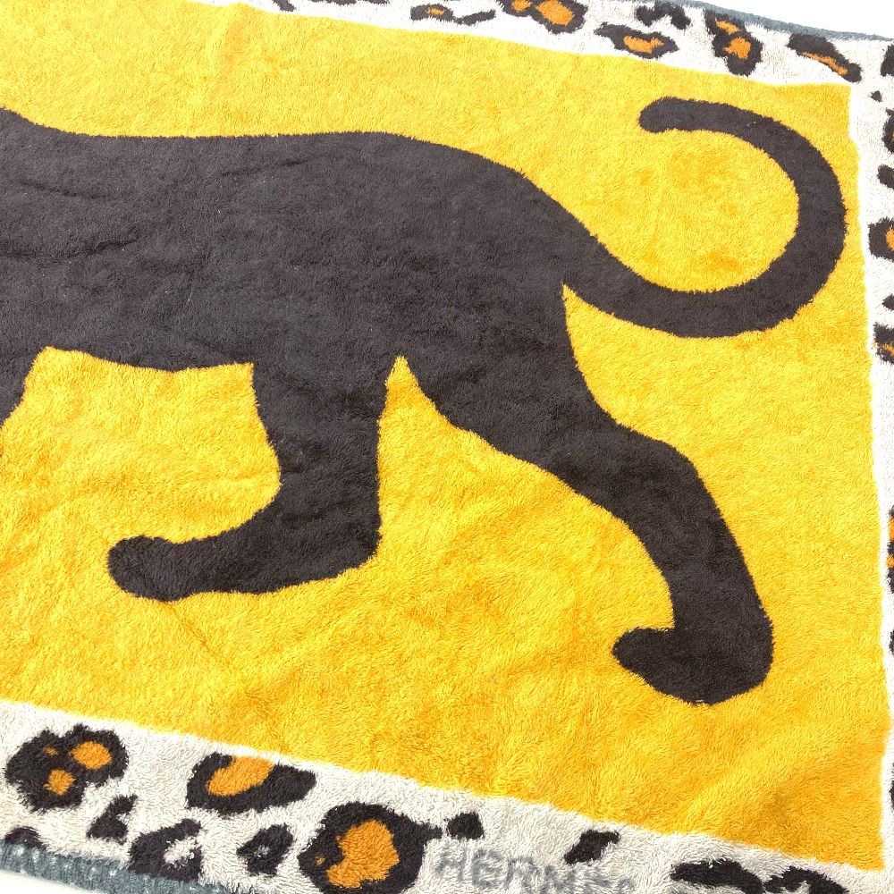 HERMES エルメス タオル レオパード 豹柄 ヒョウ コットン - メルカリ