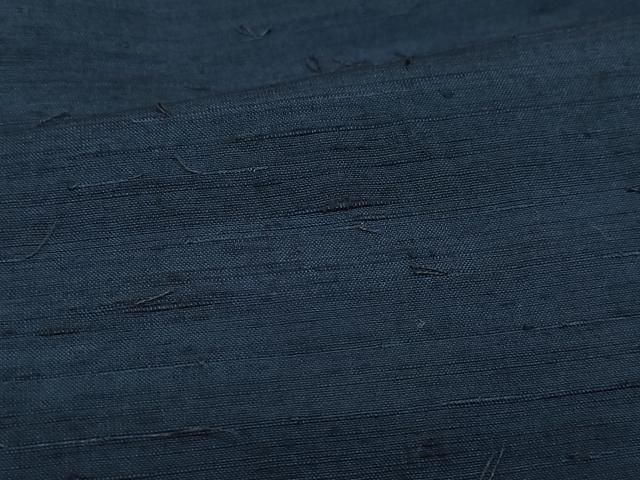 平和屋着物○男性 髭紬 濃紺色 キングサイズ 正絹 逸品 CAAX0913vf