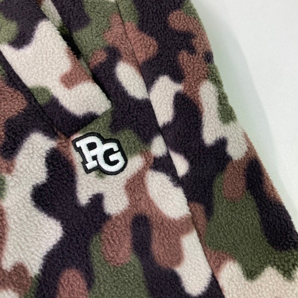 迷彩柄 PGロゴ パンツ サイズ4 パーリーゲイツ ゴルフ パンツ カモフラ ロングパンツ ストレッチ