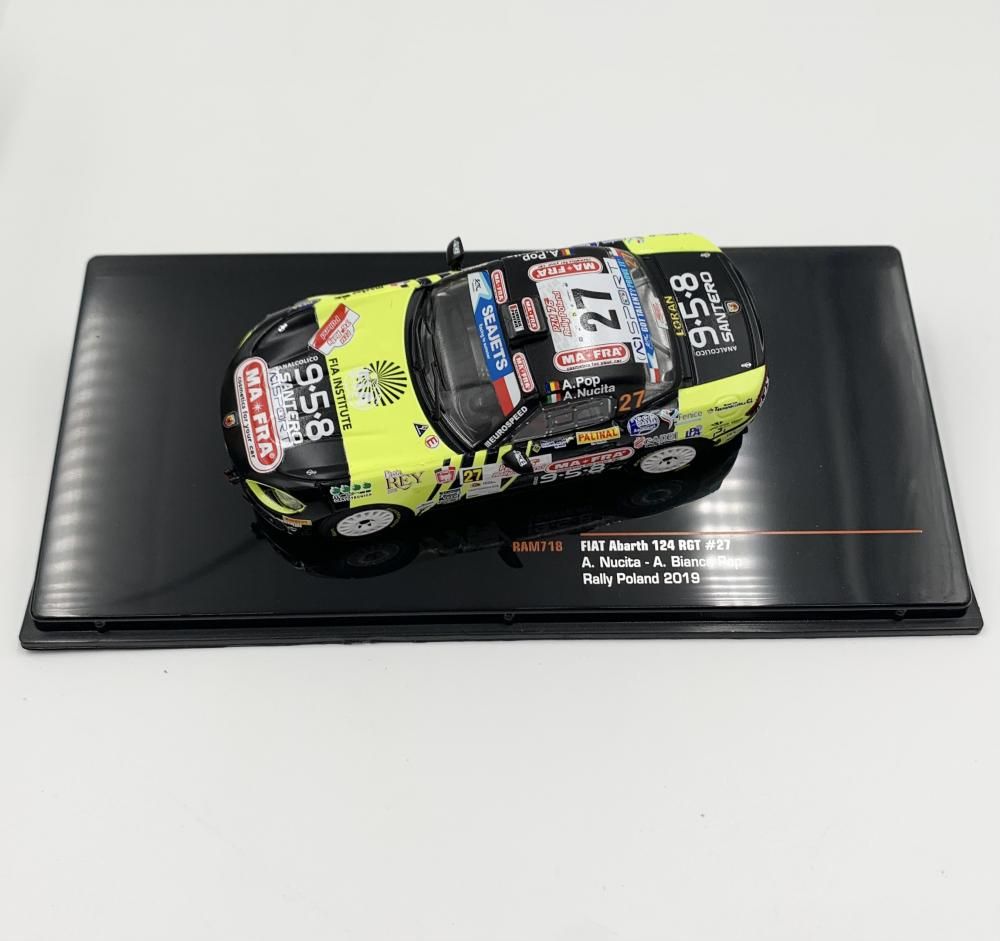 中古】開封 ixo イクソ 1/43 フィアット アバルト 124 RGT 2019