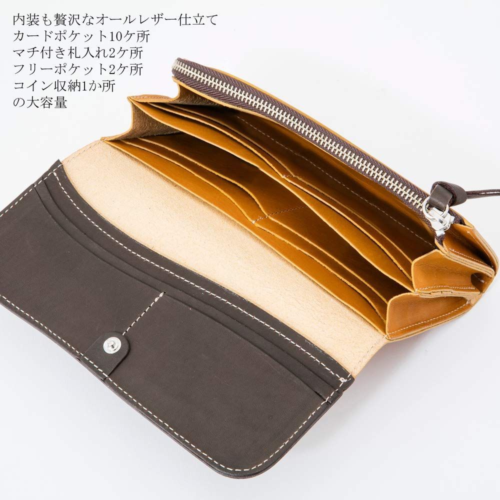 大阪買い VARCO REAL WOOD Round zip wallet 長財布 ラウンド