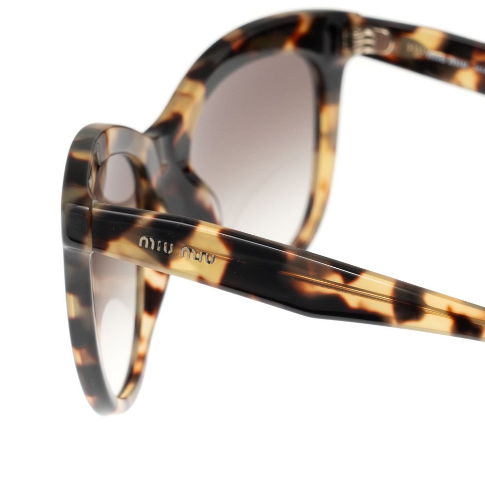 ミュウミュウ ブラウン オーバルサングラス miu miu（ミュウミュウ） サングラス 「miumiu/ミュウミュウ」オーバル