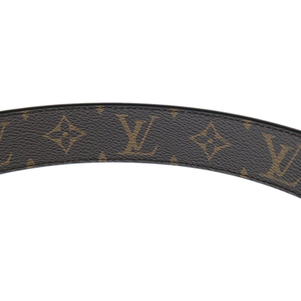 LOUIS VUITTON ルイヴィトン サンチュール モノグラム LVサークル リバーシブル ベルト 75/30 ブラウン ゴールド金具 M9935 駅南やまご質店オンラインショップ / ヴィトン サンチュール LV