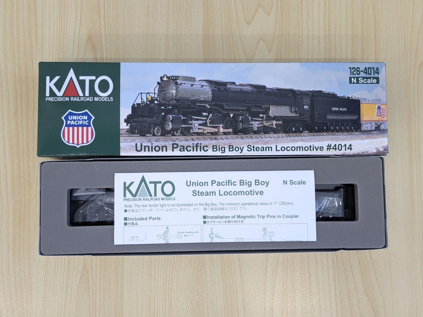 Nゲージ　KATO BigBoy 126-4014 N Scale Kato 126-4014 Union Pacific 4-8-8-4 Big Boy Steam