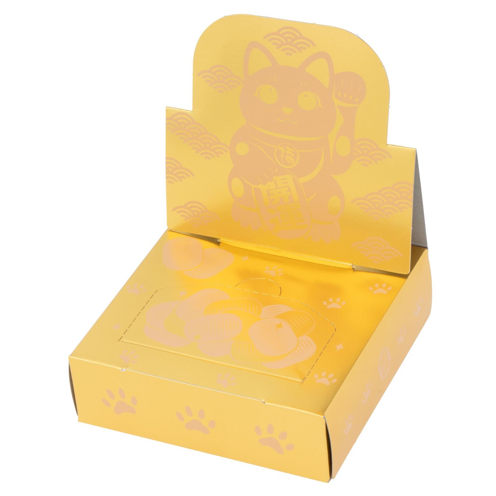 商品 まねきねこ POPUP ゴールドBOXティッシュ20W 100個入