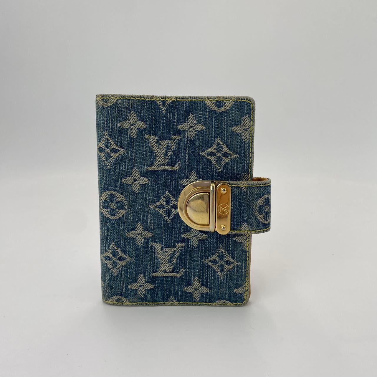 ルイ・ヴィトンLOUIS VUITTON アジェンダPM モノグラムデニム 手帳  