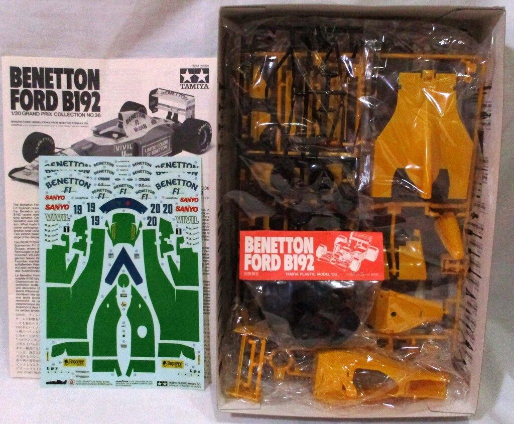プラモデル　1/20 ベネトン フォード B192 「グランプリコレクション No.36」 ディスプレイモデル [20036] Amazon | タミヤ 1/20 グランプリコレクションシリーズ No.36