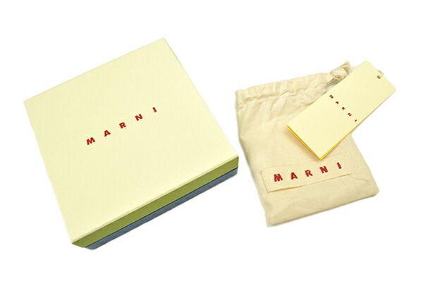 MARNI マルニ 二つ折り財布 メンズ/レディース レザー ミニ財布