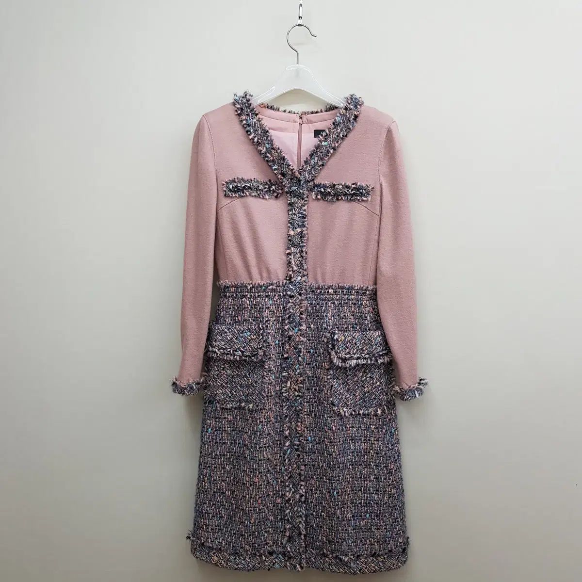 The HANDSOME MINE マイン 2020 ツイード バイ ワンピース 76 ー 90 155 サイズ