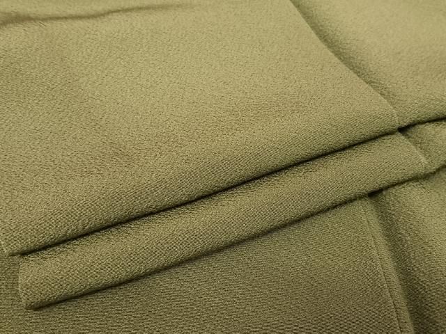 平和屋着物○上質な色無地 老竹色 正絹 逸品 AAAX0332np - メルカリ