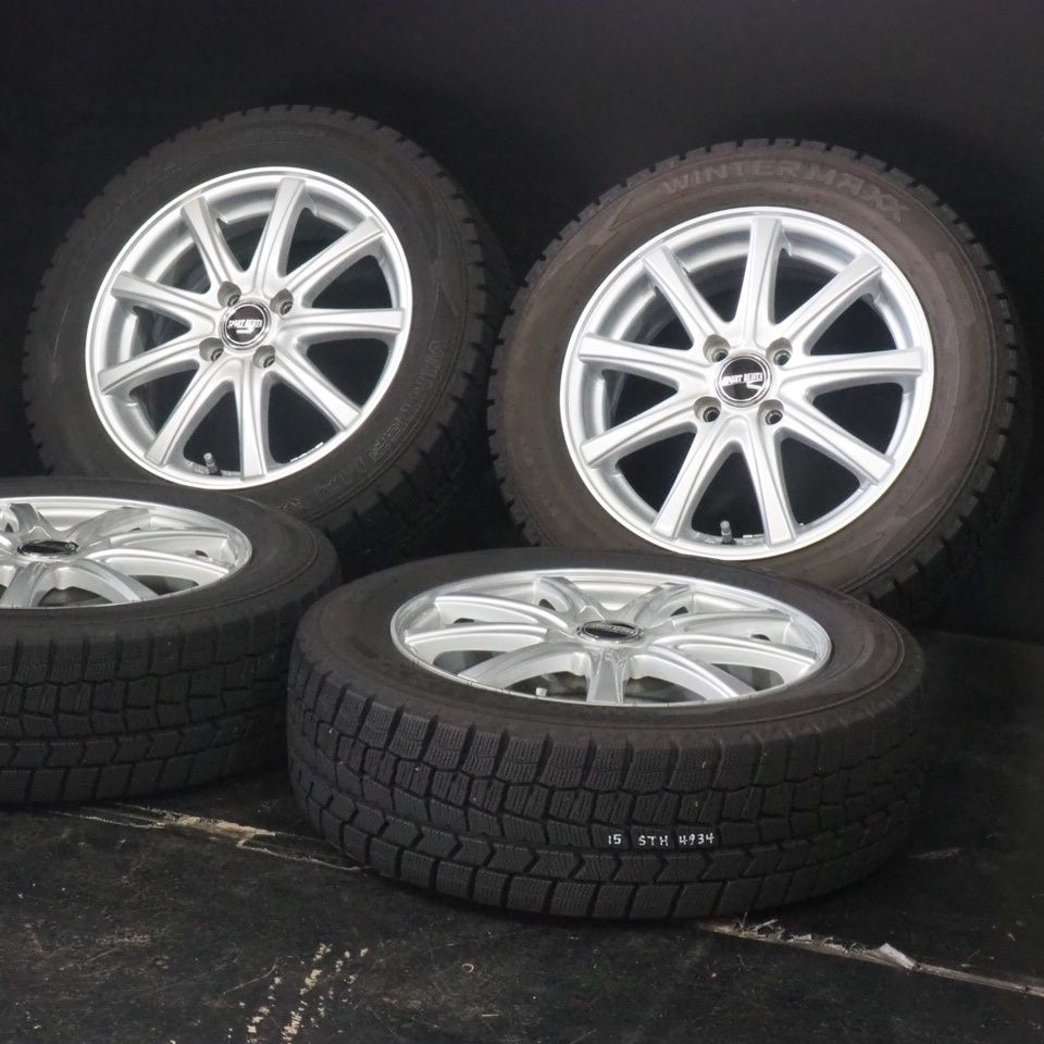 DUNLOP - バリ山‼️4本セット 国産ヨコハマ スタッドレス アルミ バリ