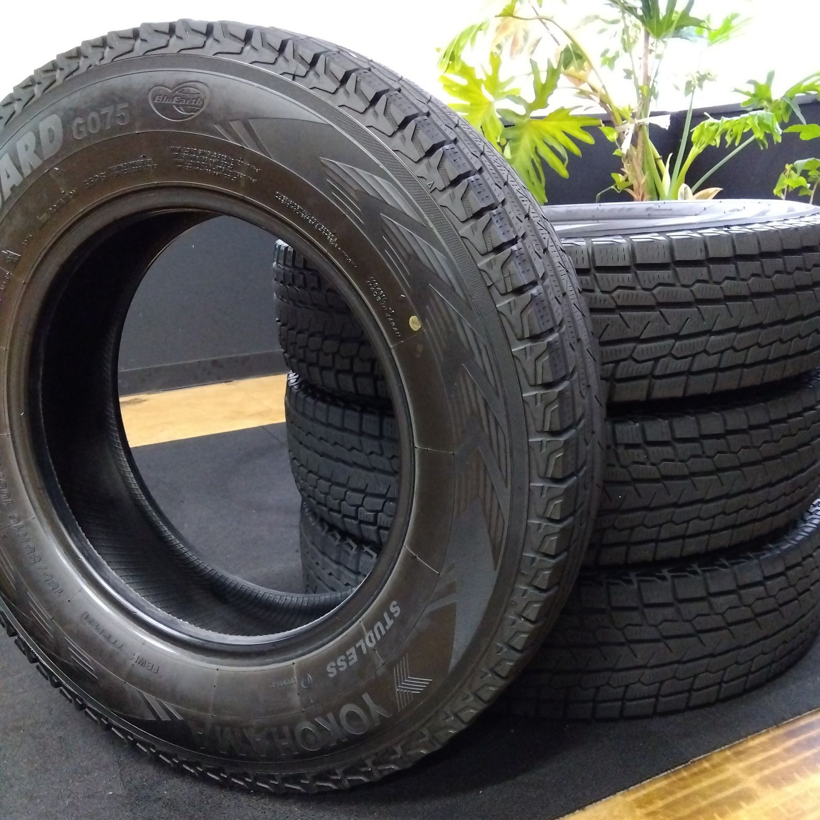 185 85R16 スタッドレス タイヤ ４本セット ヨコハマタイヤ アイスガード G075 YOKOHAMA ice GUARD G075 16インチ