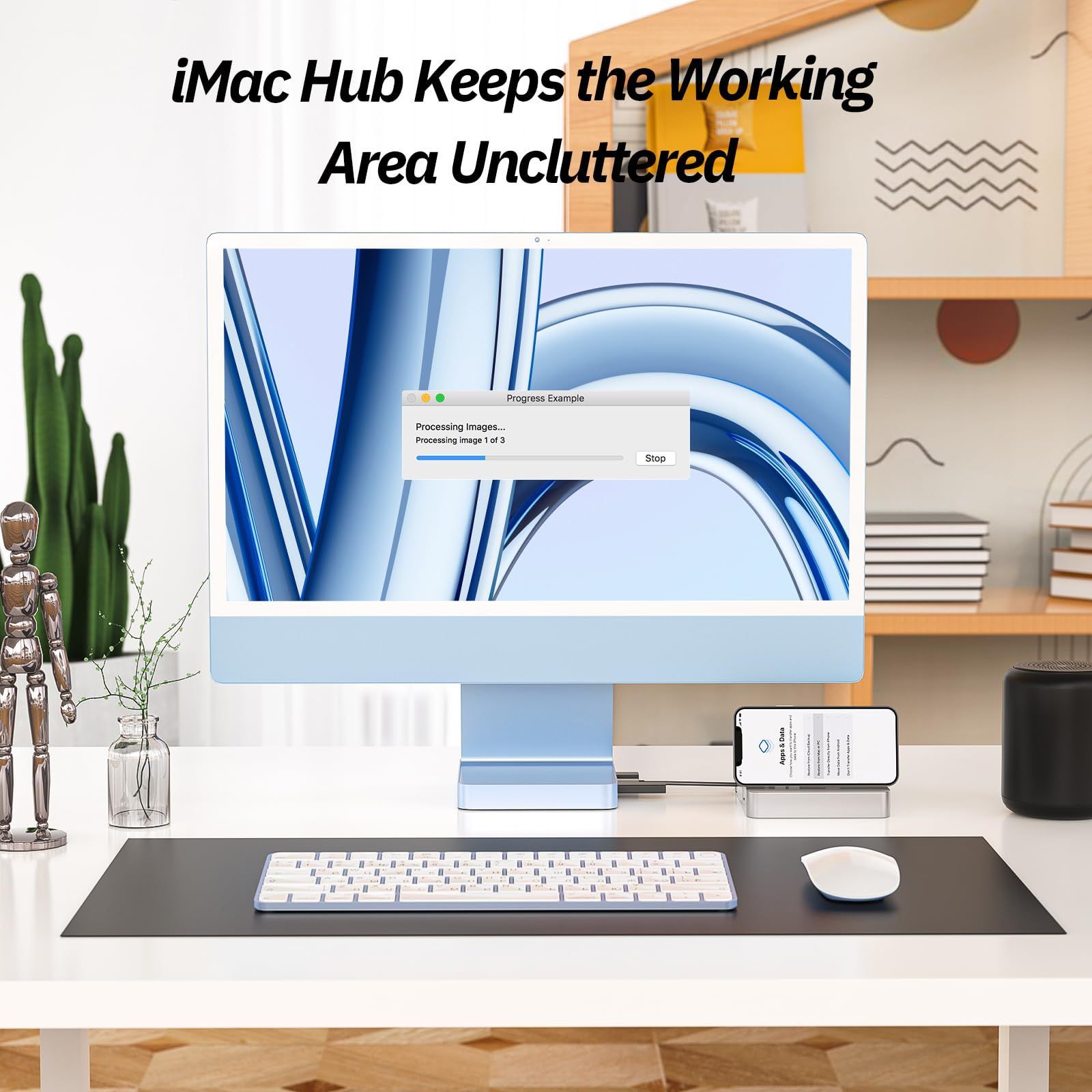 人気商品 インチ 2021|2025|2025 用 iMac USB USB ハブサポート M.2 NVMe 24 SSD iMac M1|M3|M4 用 iMac iMac アクセサリ USB C C 10Gbps 付き iMac ハブ USB アダプタ CHRISTIANNAURATH_COM_BR