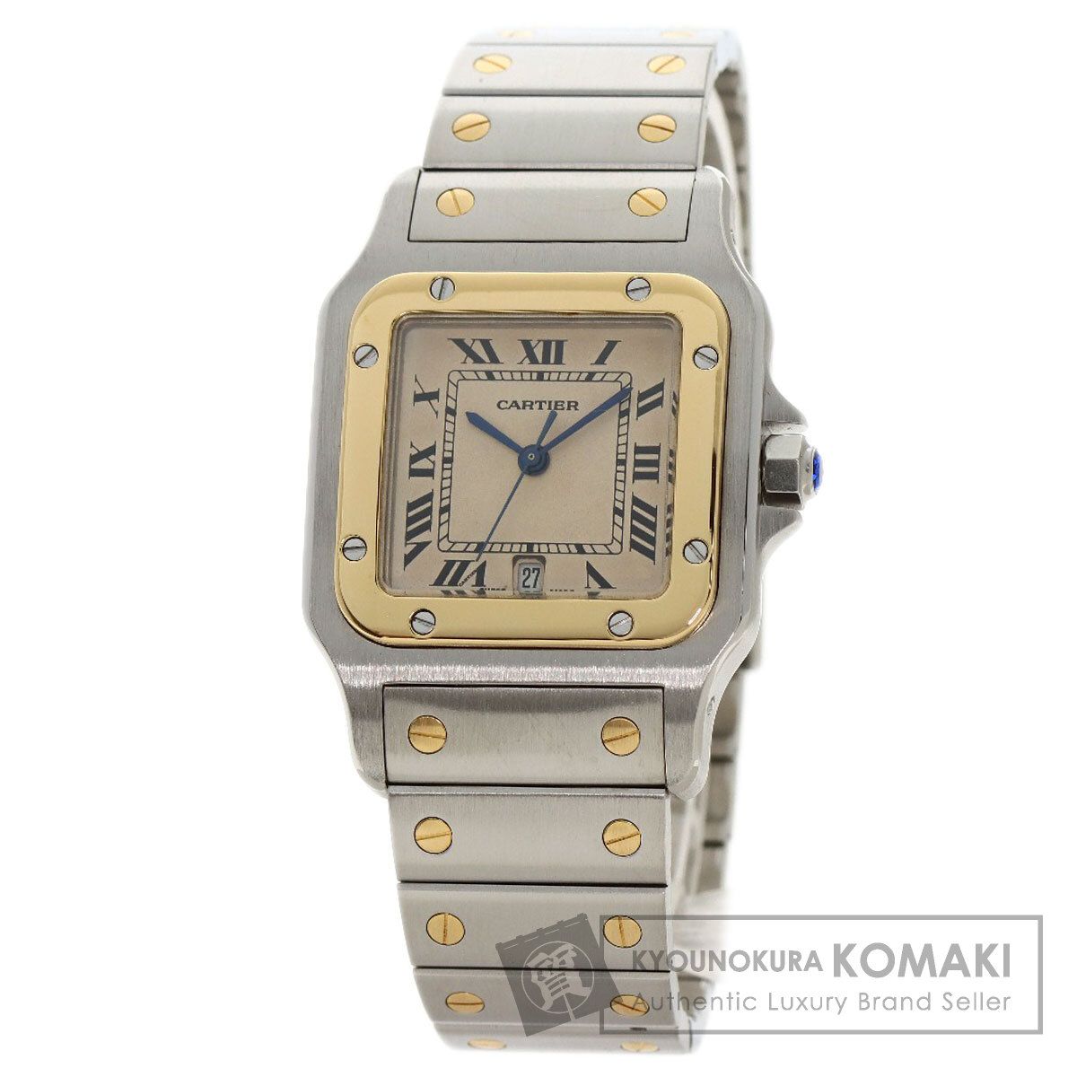 CARTIER カルティエ W20011C4 サントスガルベ LM 腕時計 SS SSxK18YG レディース