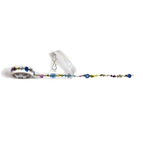 まとめ bande 転写マスキングテープ フラワー ブルー BDA511 ×20セット