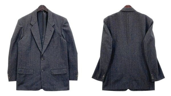 Y s for man ワイズフォーメン セットアップ スーツ MO-X01-122 ウール ジャケット パンツ メンズ Mサイズ グレー系 上下セット DM16901