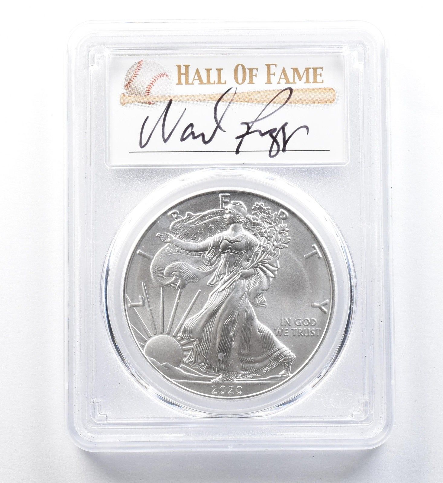 お得！アメリカン シルバー イーグル銀貨2020シルバーPCGS MS70 2020年 アメリカン シルバー イーグル ウェイド ボッグス FDOI