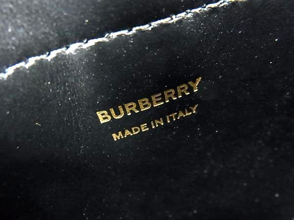□新品同様□ BURBERRY バーバリー アニー TBロゴ レザー スマホケース  