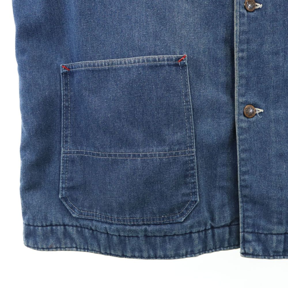 70s BIG MAC JC Penney カバーオール ブランケット デニム 古着 70s USA製 BIG MAC JC Penney 「単色 ブランケット